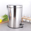 Thùng rác inox đạp chân tròn 5L