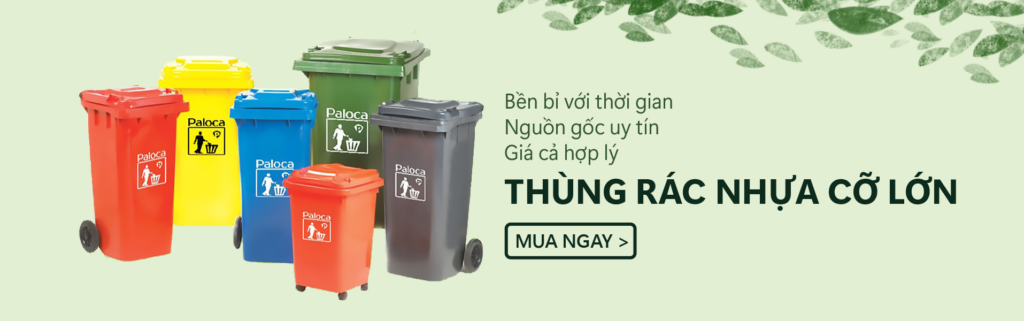 Thùng rác nhựa cỡ lớn