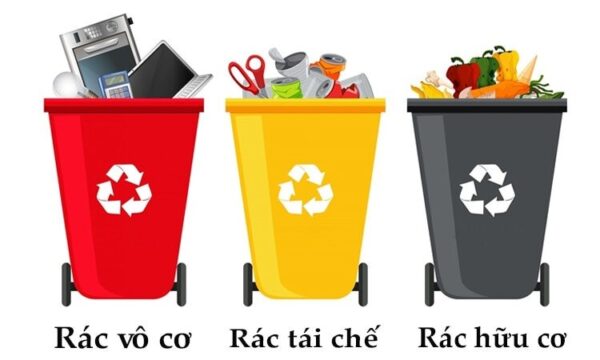 rác thải hữu cơ, rác thải vô cơ và rác thải tái chế