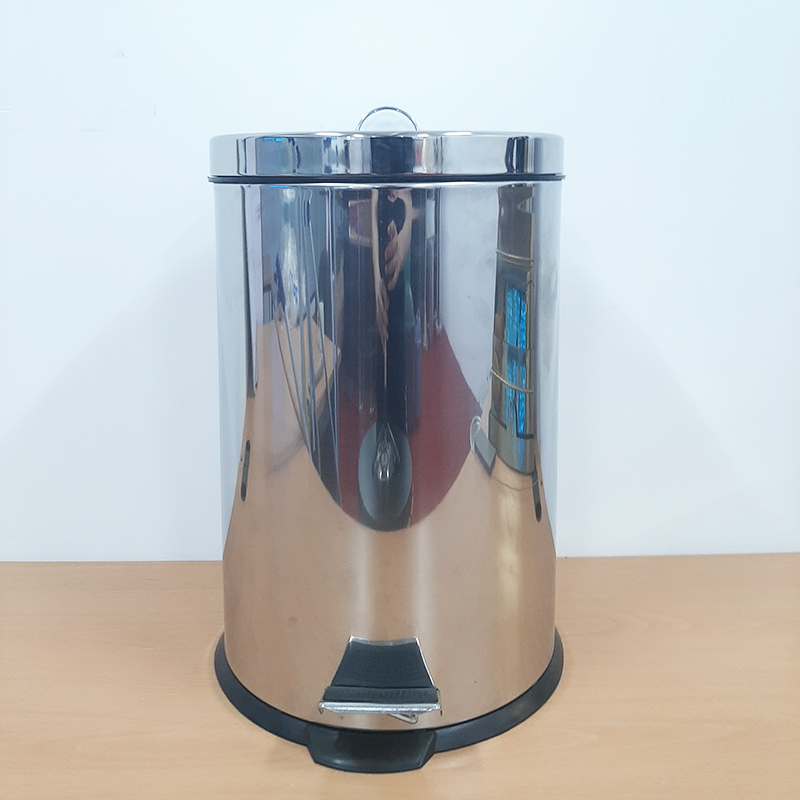 Thùng rác inox đạp chân 30l